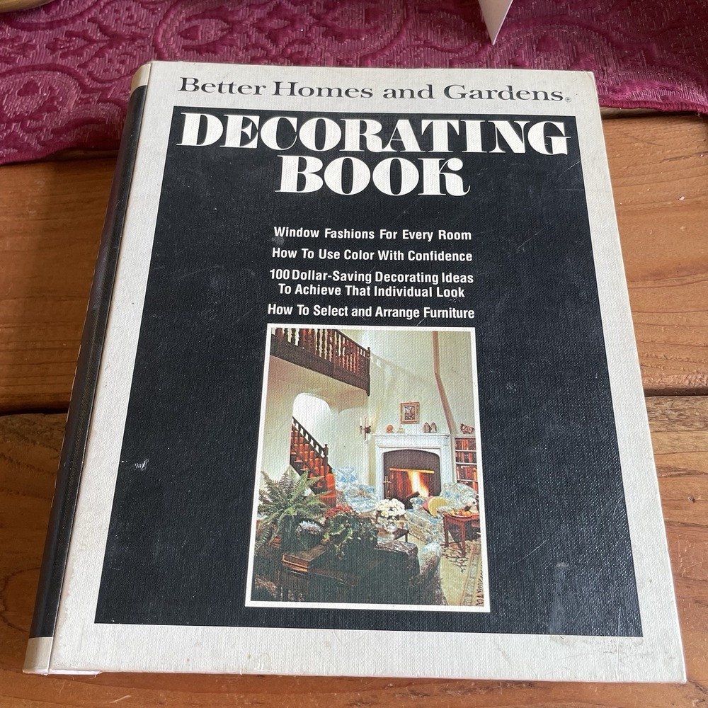 Better Homes and Gardens Decorating  Book 1975 Good Condition, Interior Design